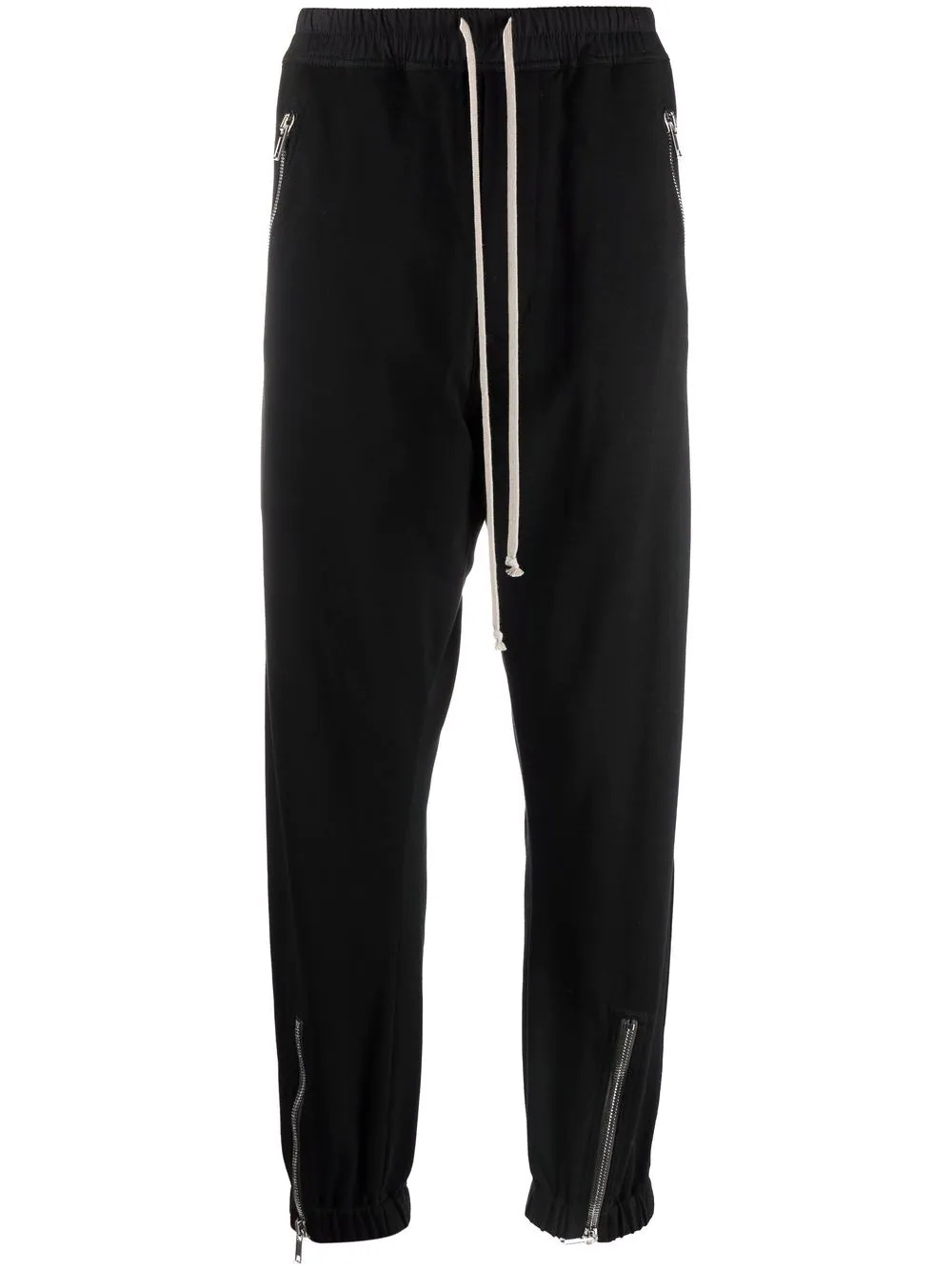 zip-detail track pants - 1