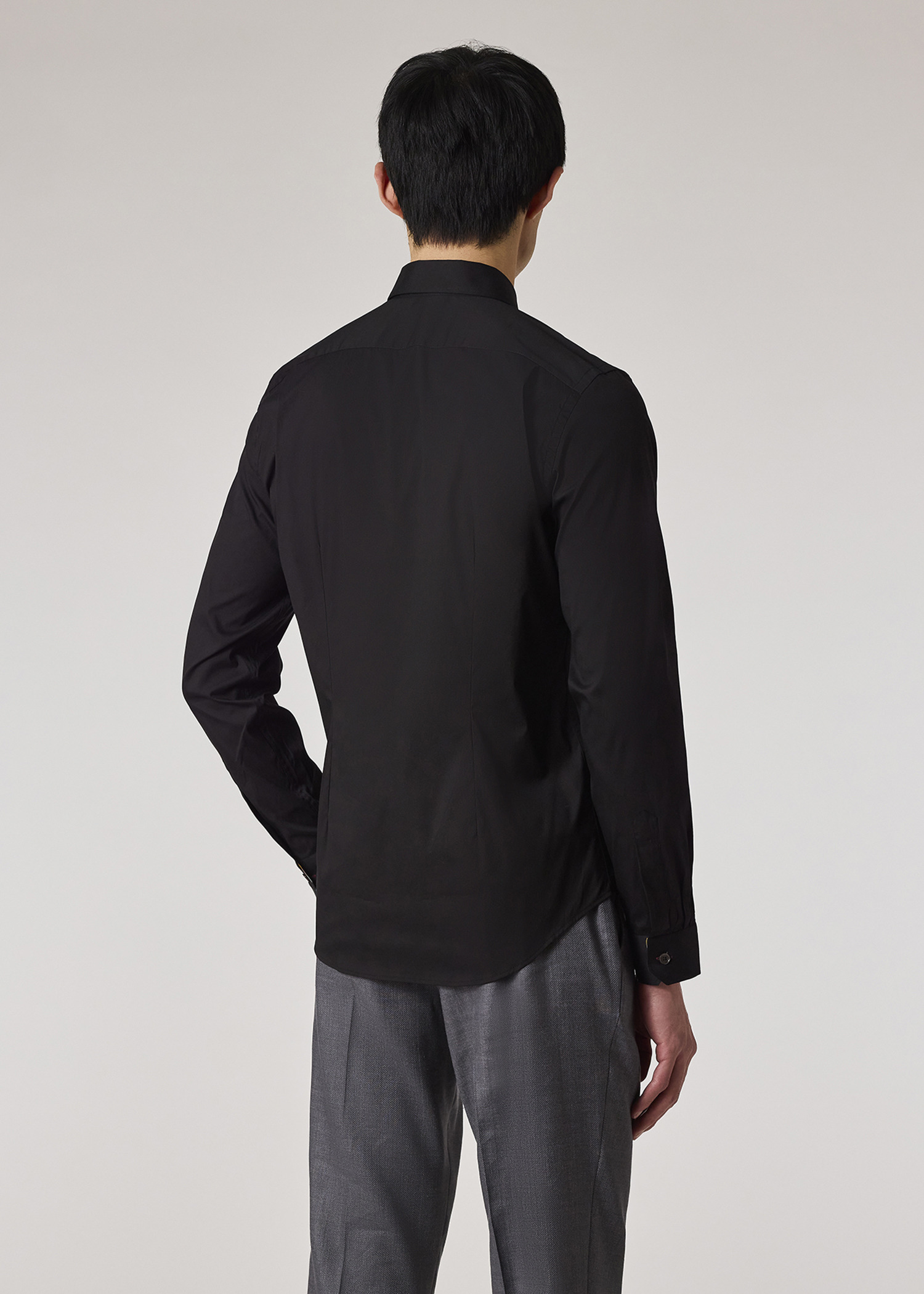 Super Slim-Fit Shirt With 'Artist Stripe' Cuff Lining - 7