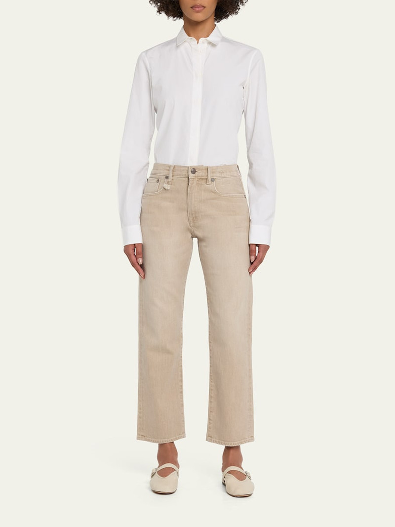 R13 Romeo Straight Cropped Jeans outlook