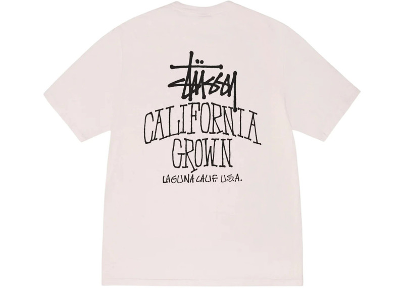 Stüssy Stussy Cali Grown Pigment Dyed Tee Blush outlook