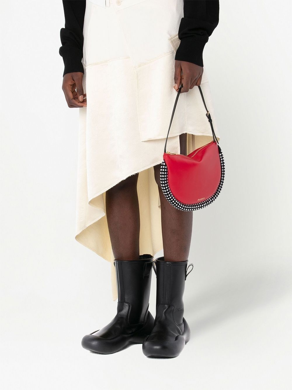 asymmetric midi skirt - 5