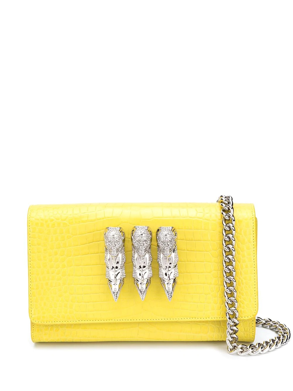 skull-embellished crossbody bag - 1