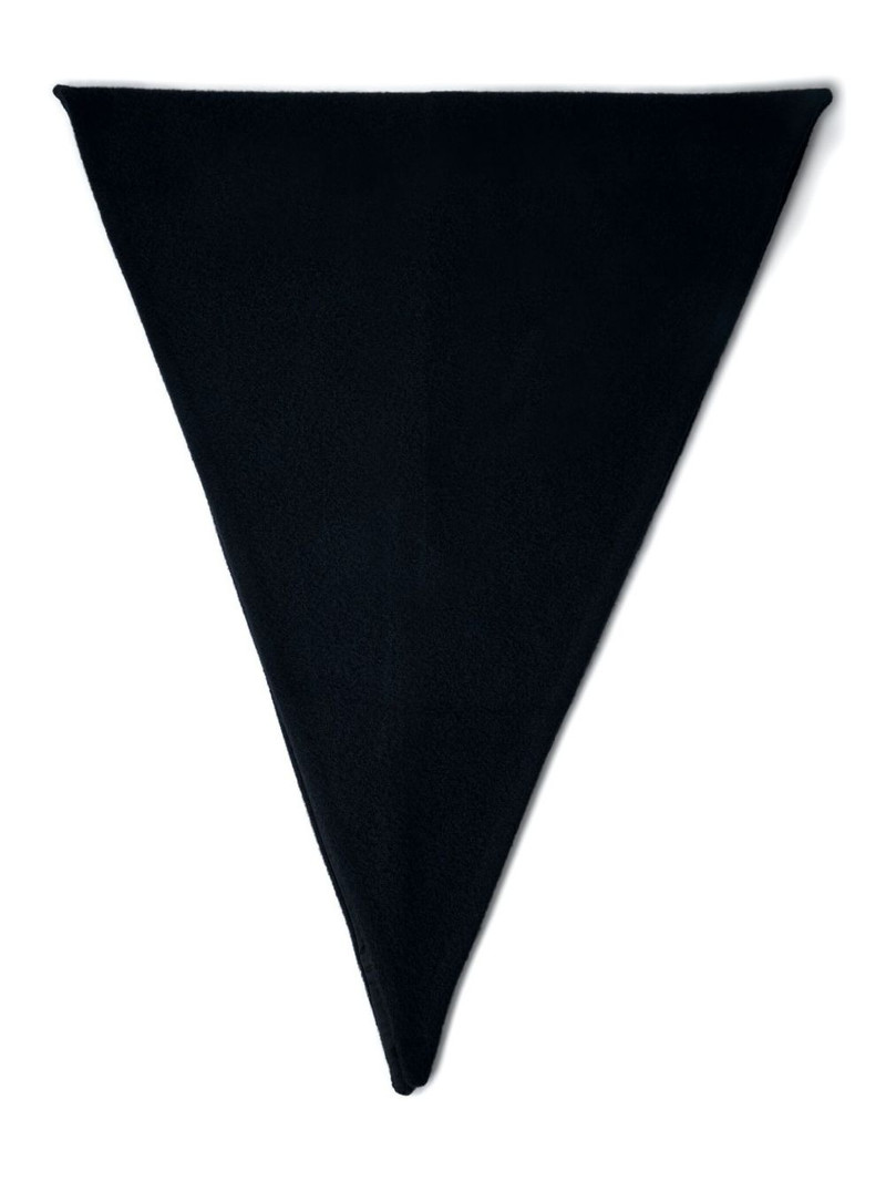 mini triangular wool scarf 1
