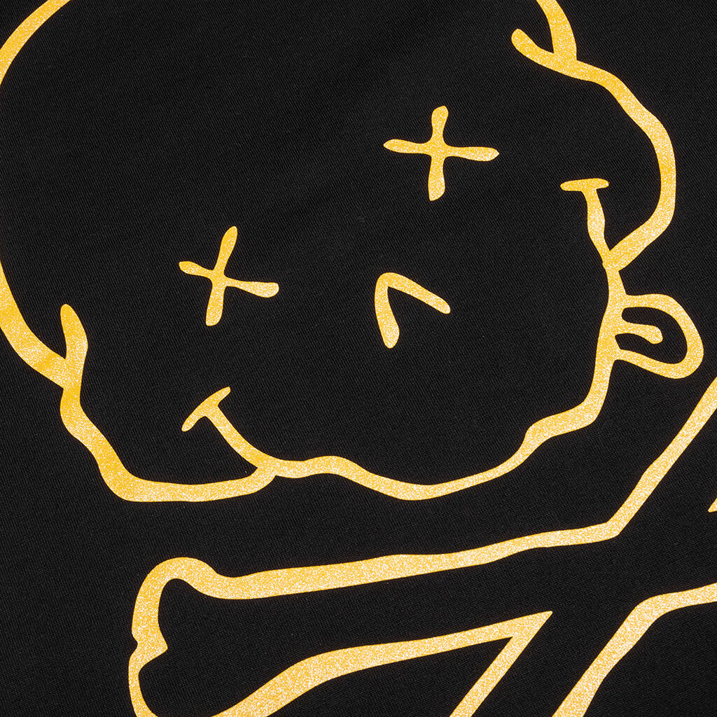 MASTERMIND WORLD SMILE SKULL T-SHIRT - BLACK - 3