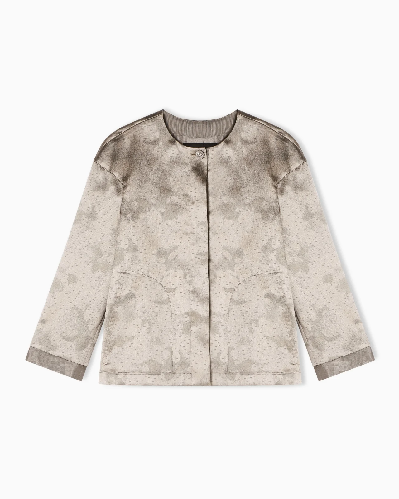 ASV CAMO FLOWER JACQUARD FABRIC JACKET - 1