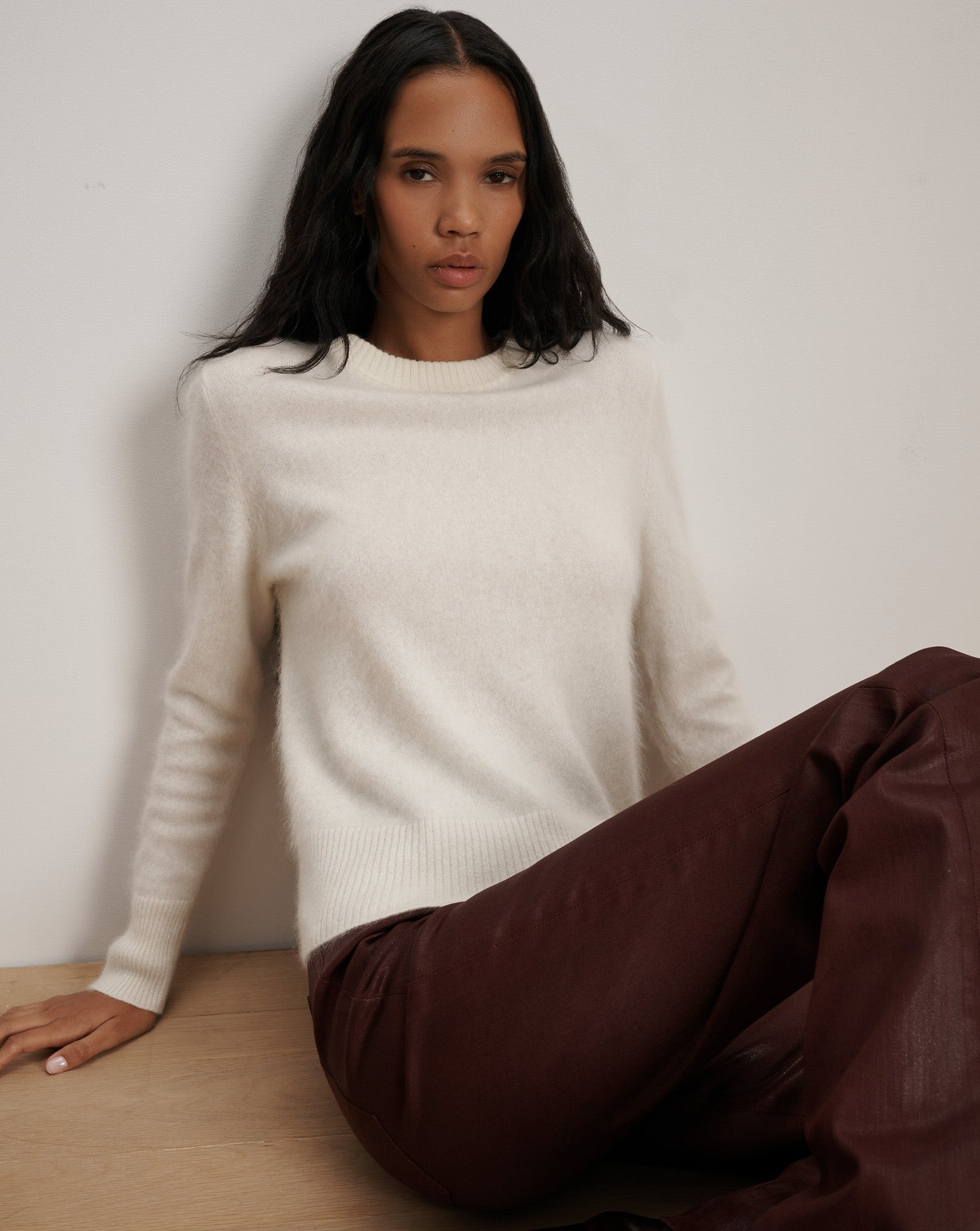 PIPPEN BRUSHED CASHMERE PULLOVER - 2