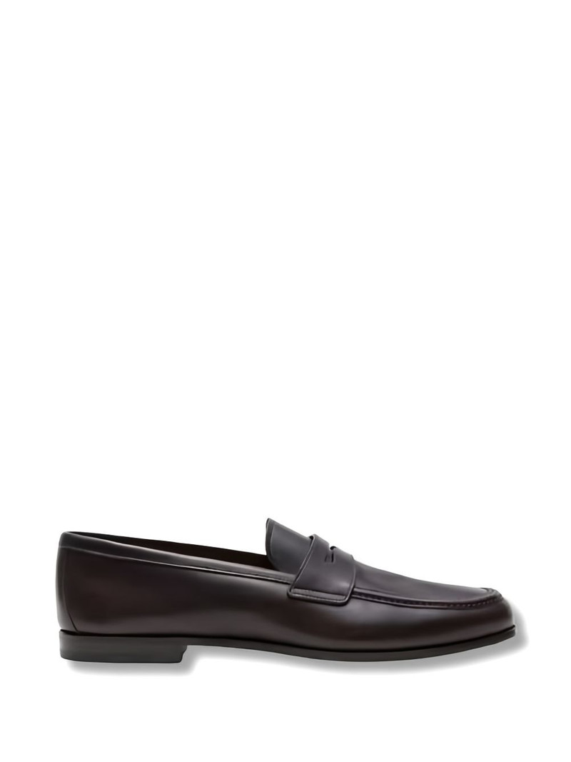 penny-slot leather loafers 1