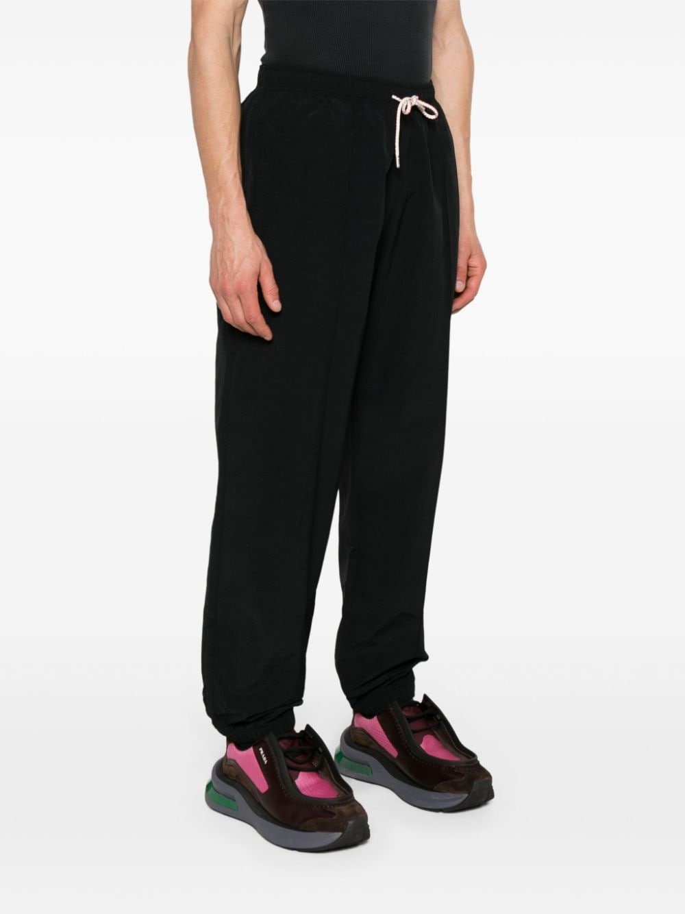 Cross-motif track pants - 3