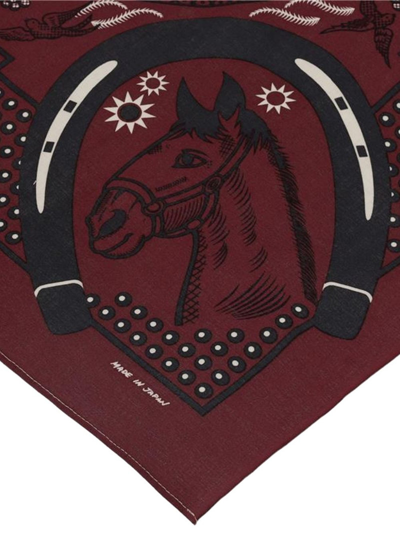 FORTELA horse-motif scarf outlook