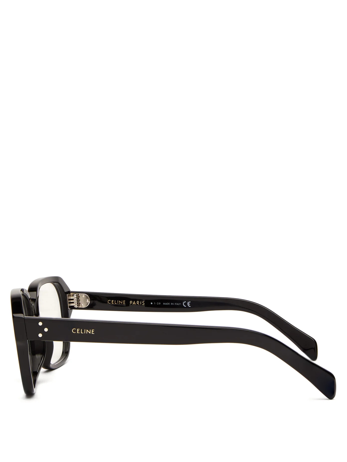 Oversized square acetate glasses - 4