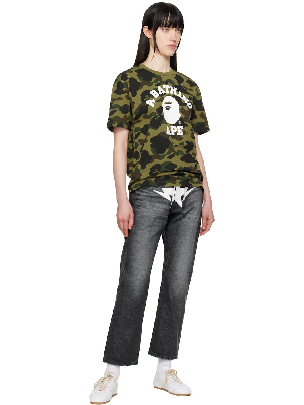 Green 1st Camo College Oversized T-shirt - 4