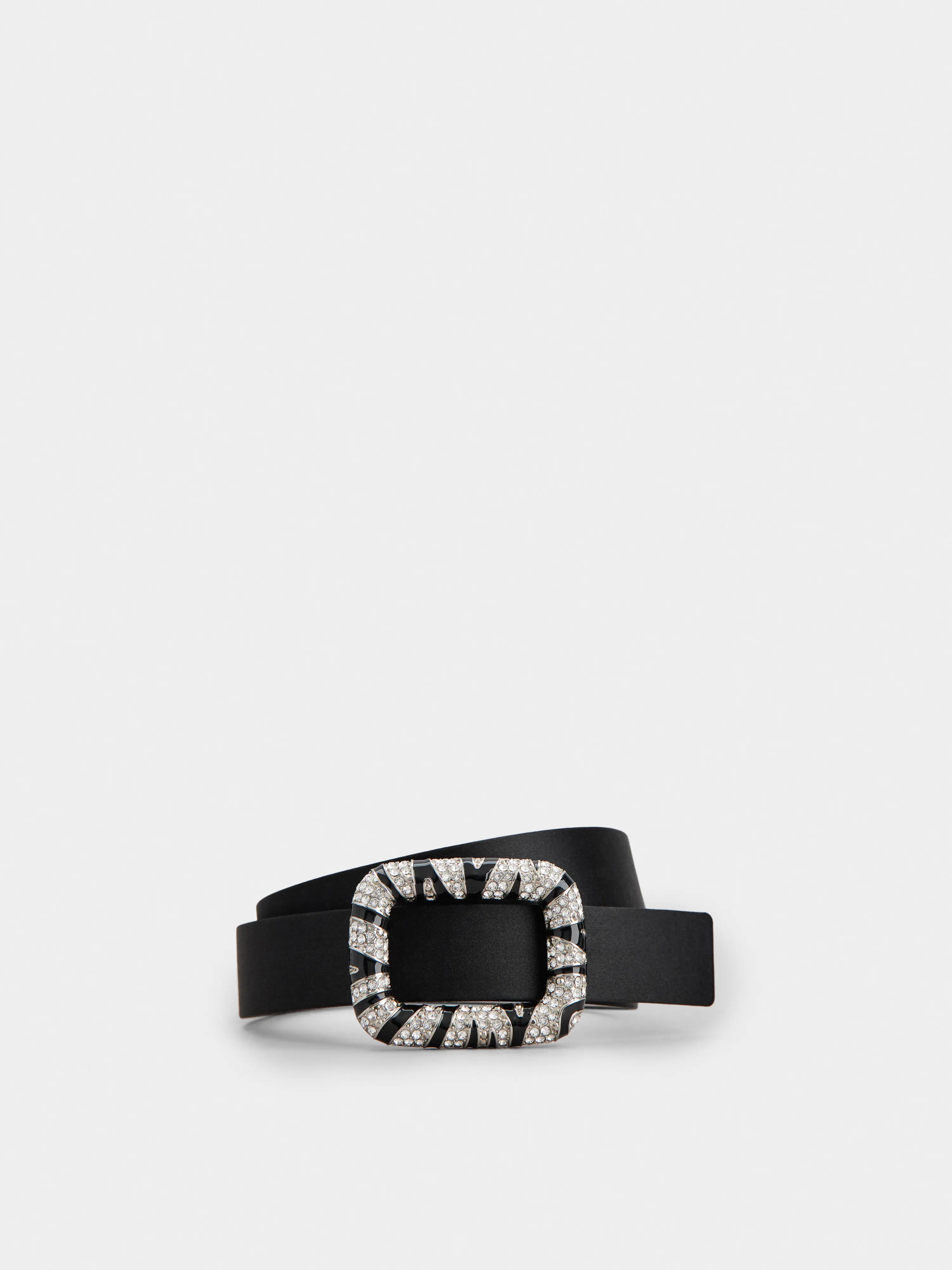 Viv' Choc Belt in satin - 1