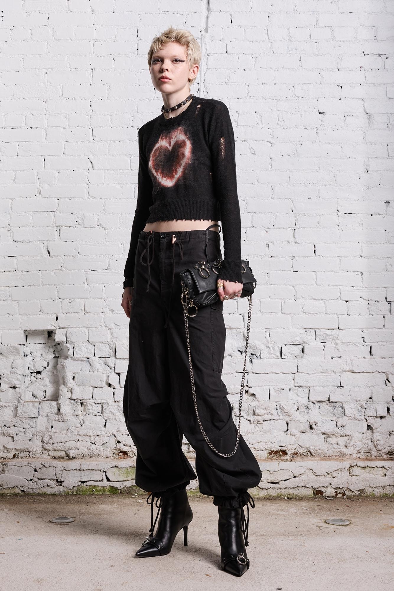 BALLOON ARMY PANT - BLACK - 3