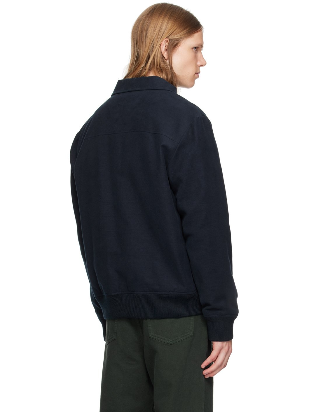 Navy Gilles Bomber Jacket - 3