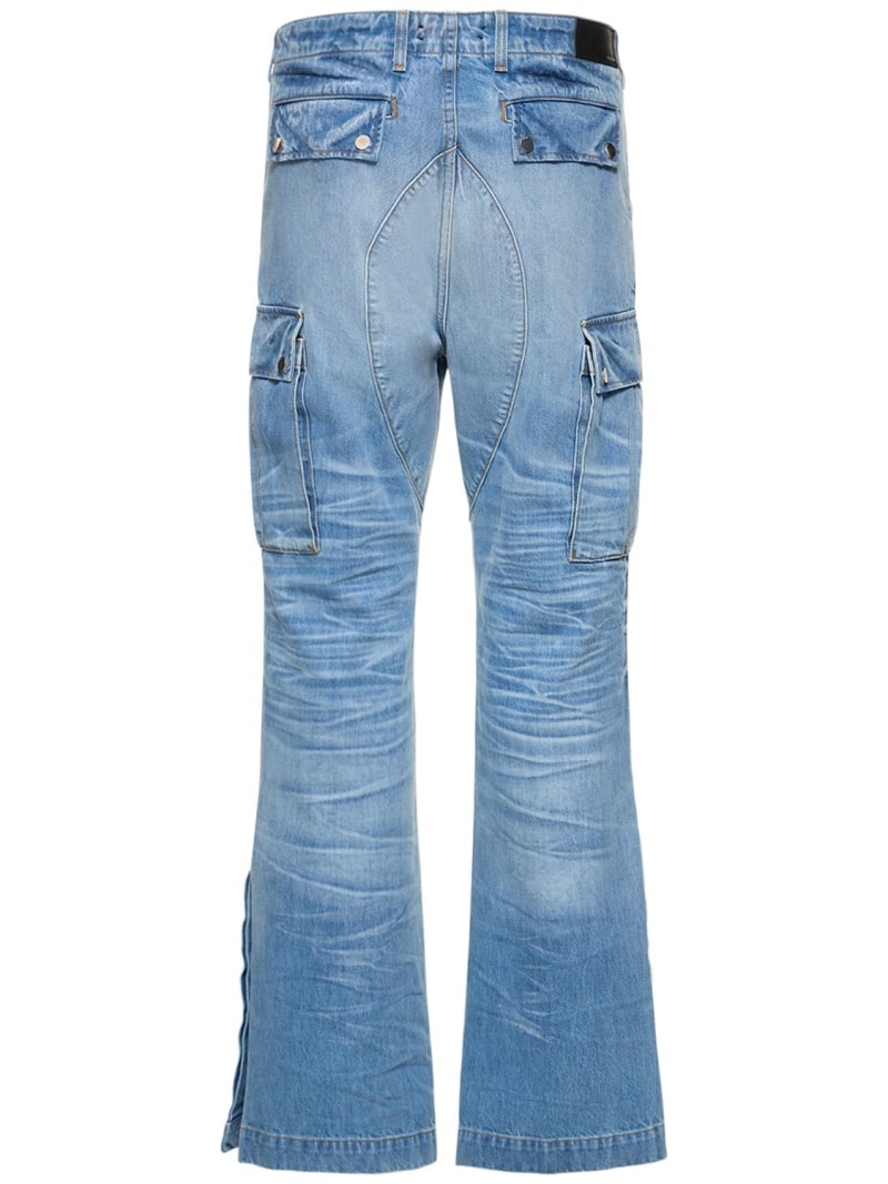 M65 cargo kick flare cotton jeans - 3
