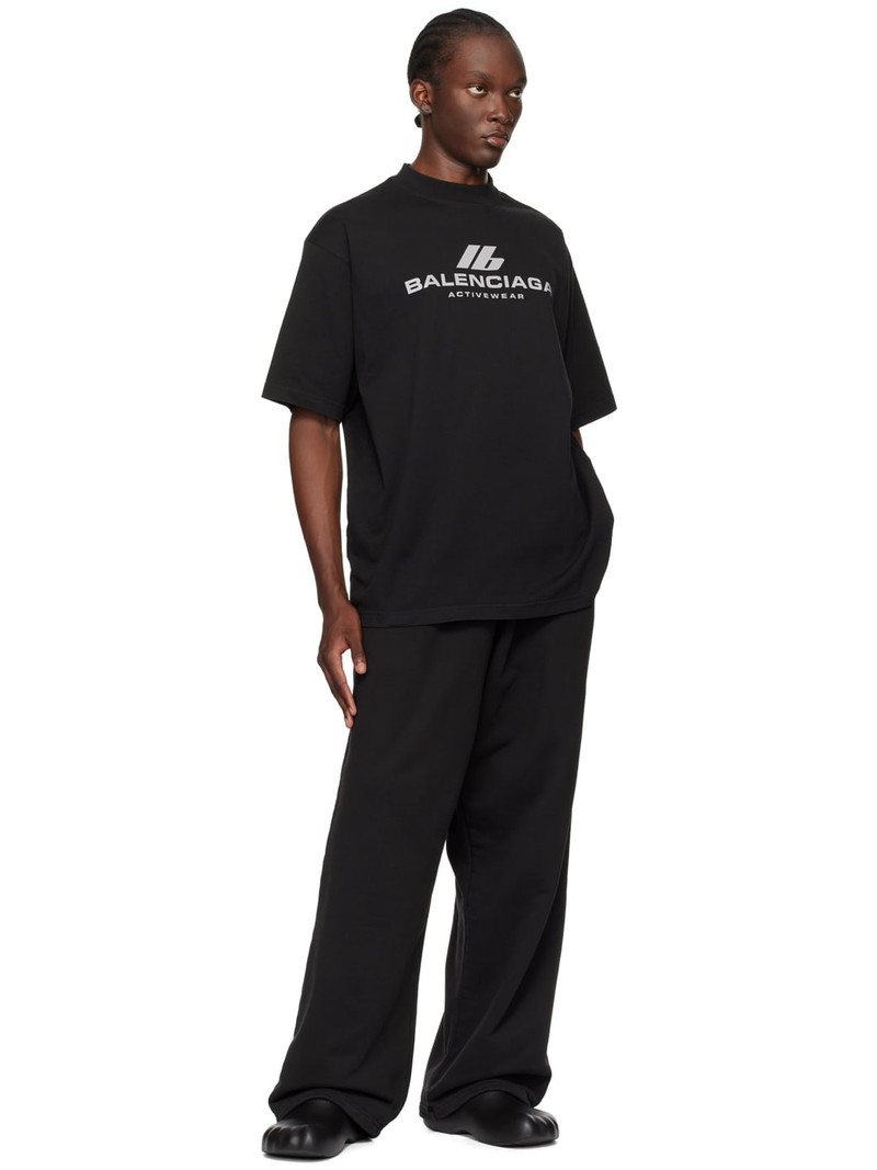BALENCIAGA Black 'Activewear' T-Shirt outlook