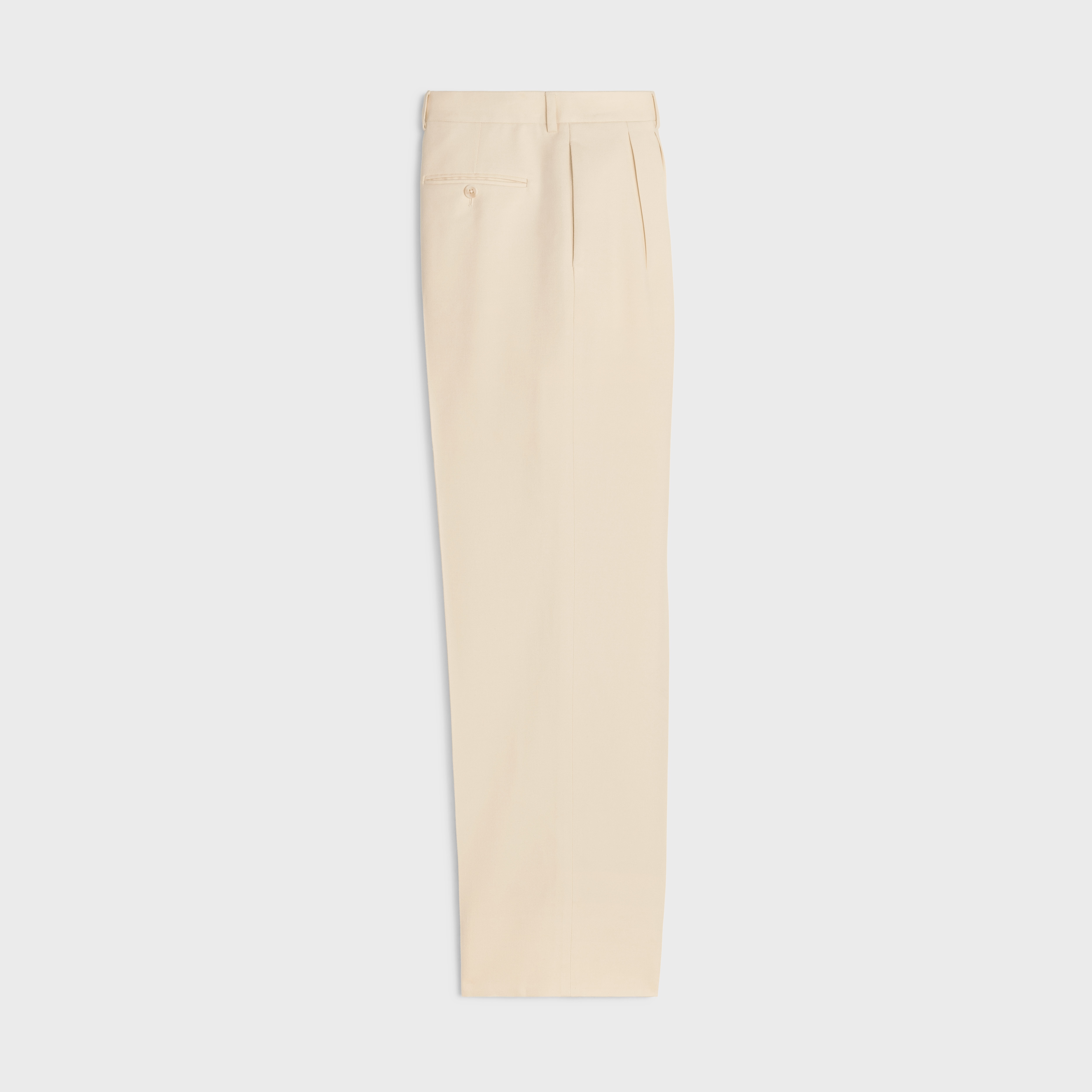 Jude double-pleated pants in silk Panama - 2