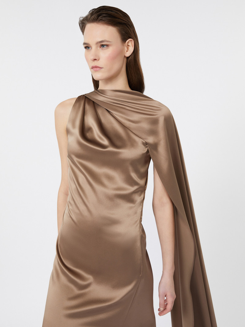 RADURA One-shoulder dress in satin 5