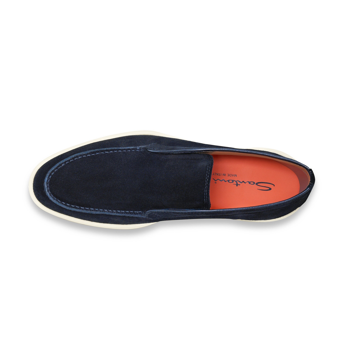 Men's blue suede desert boot - 5