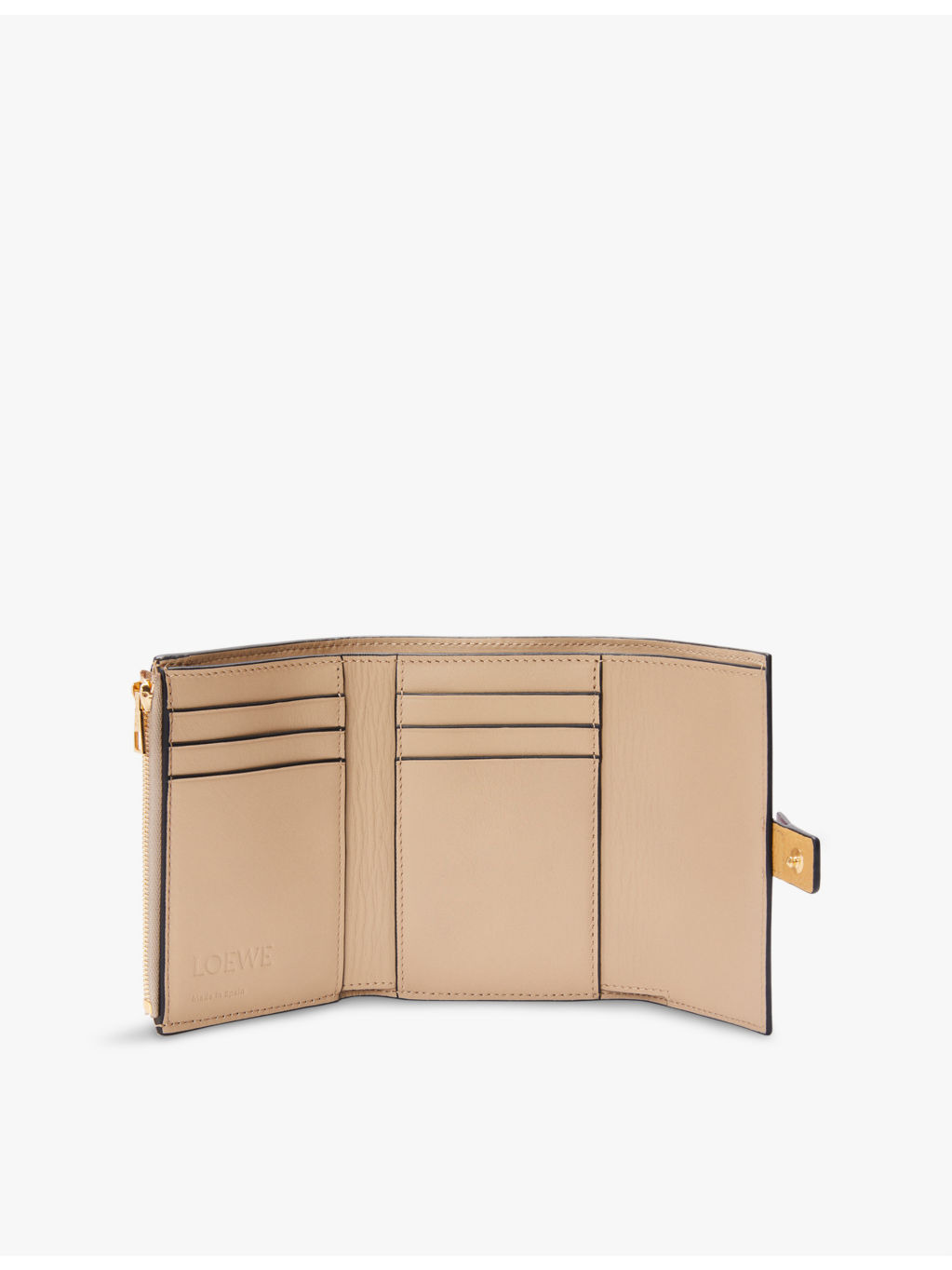 Vertical small logo-embossed leather wallet - 4