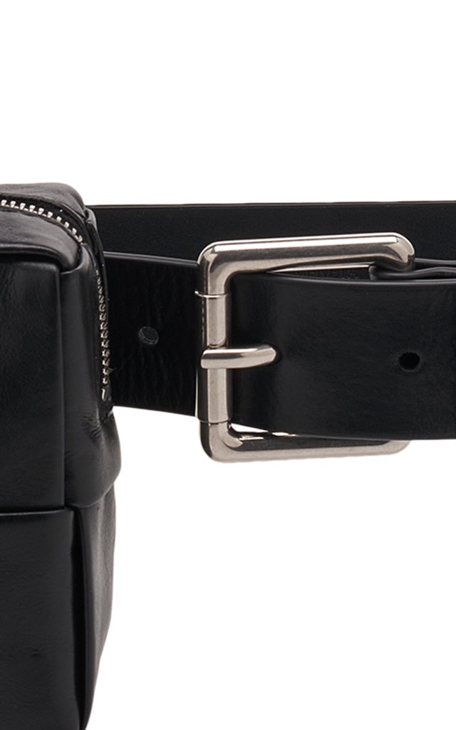 Cassette Pouch Leather Waist Belt black - 7