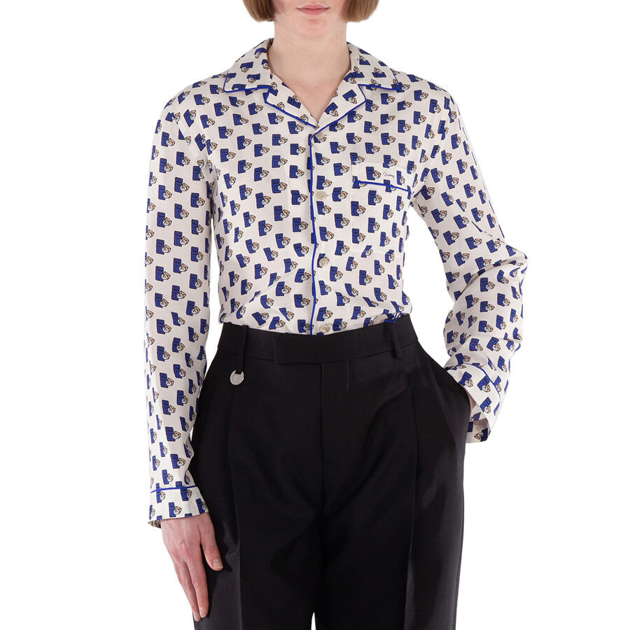 Burberry Postbox Silk Pyjama Shirt - 3