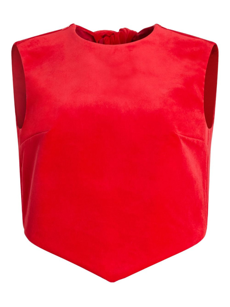 bow-detail sleeveless top 1