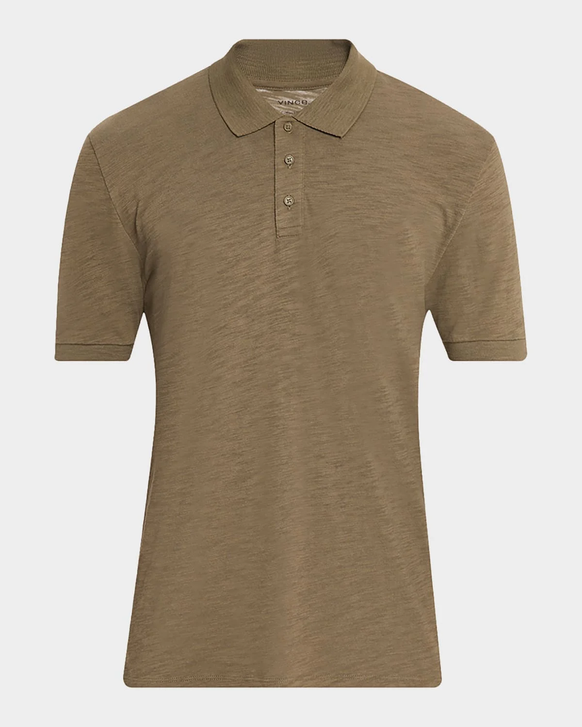 Men's Cotton Heathered Polo Shirt - 1