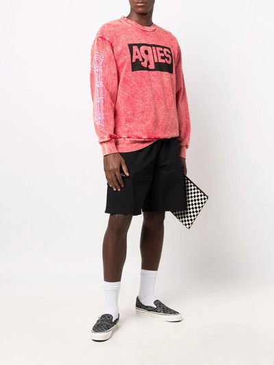 Vans logo print sweatshirt outlook