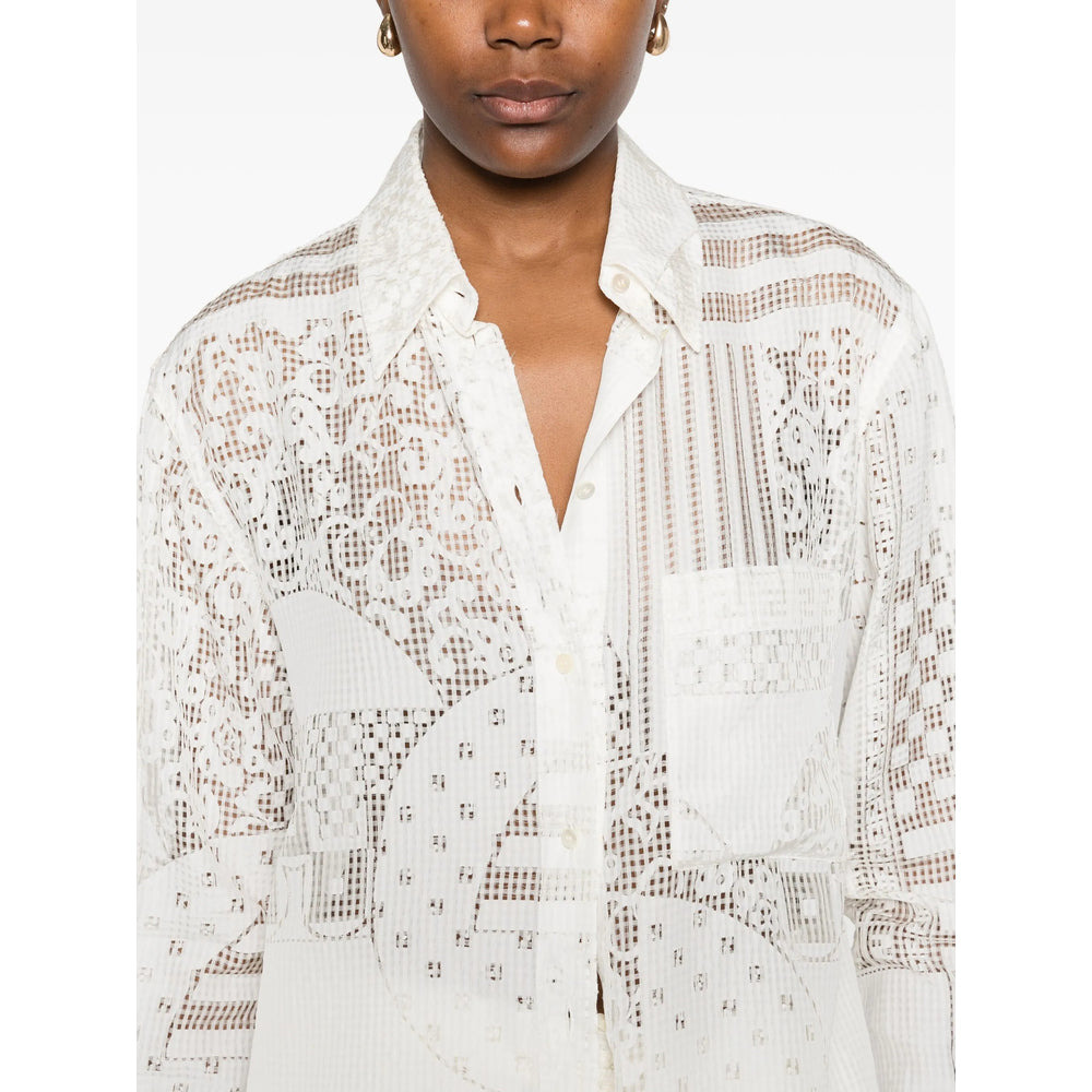 Fendi White Tops - Shirts Women - 2