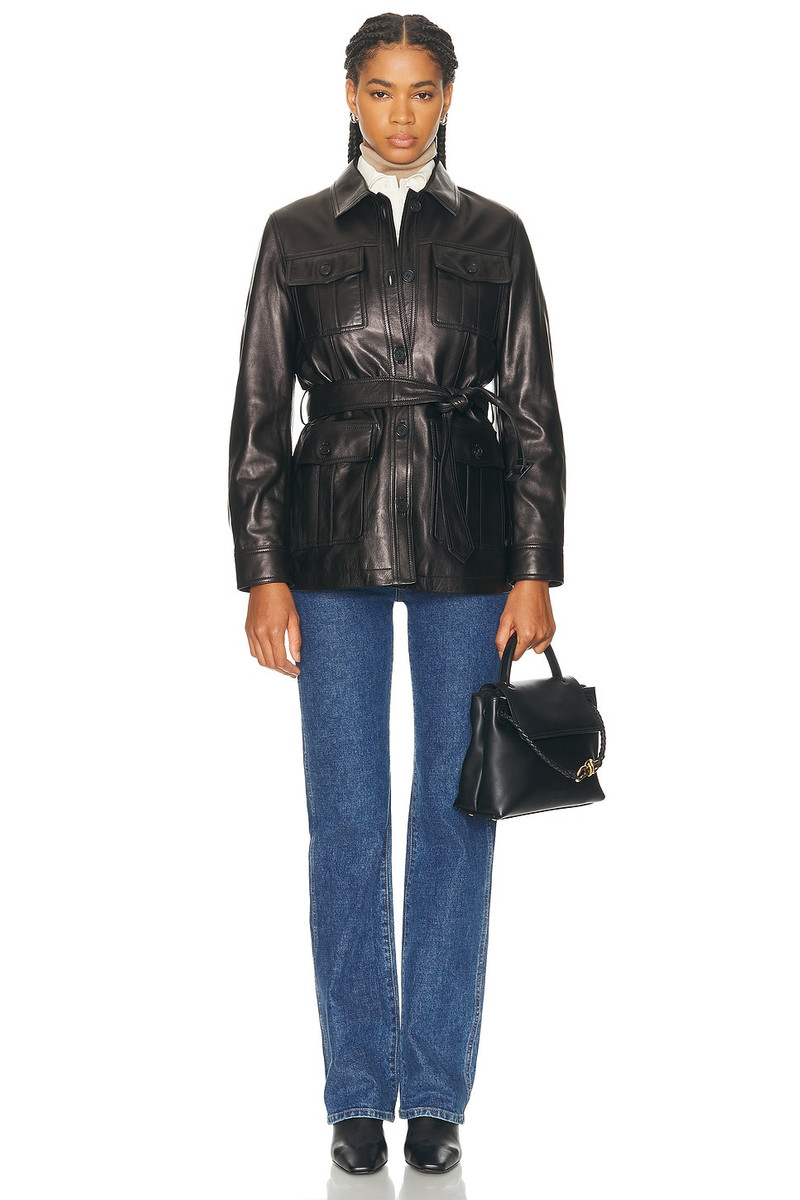 NILI LOTAN Mila Suede Jacket outlook