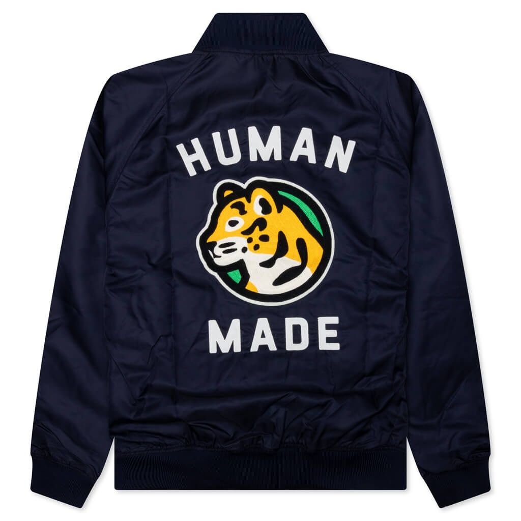 NYLON STADIUM JACKET - NAVY - 2