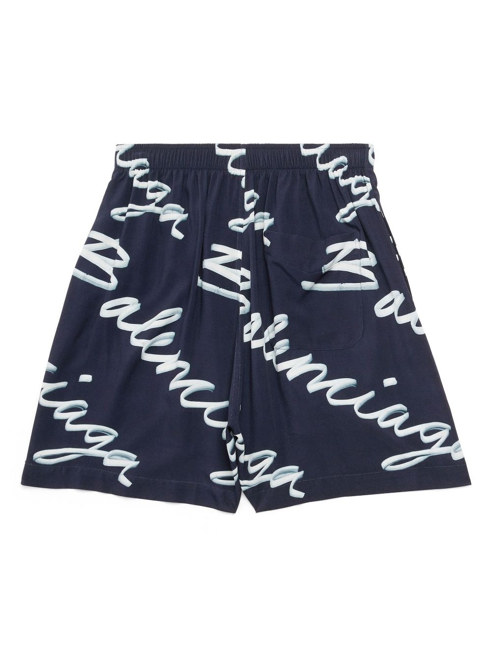 scribble-logo pyjama shorts - 2