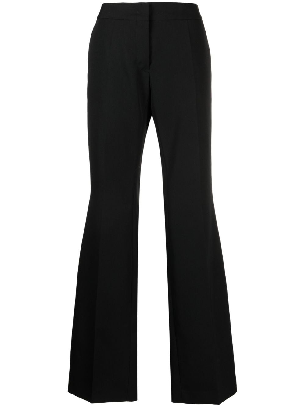 mid-rise flared tailored trousers - 1