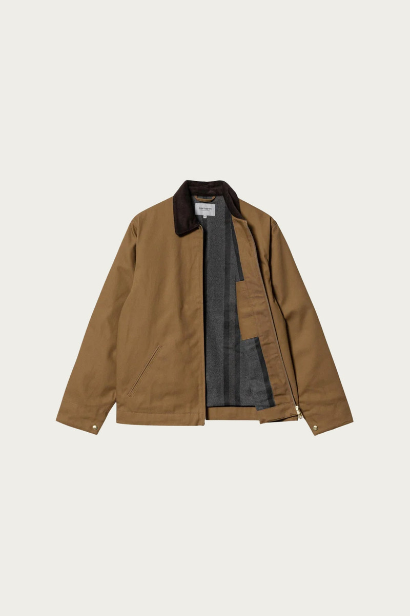 Carhartt Detroit Jacket - Hamilton Brown/Tobacco Rinsed outlook