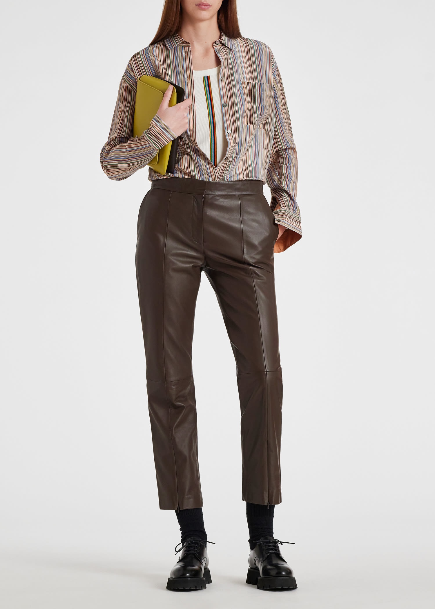 Silk 'Signature Stripe' Shirt - 7