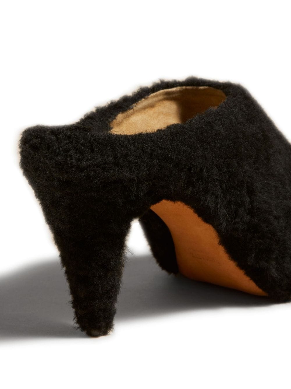 Marion 90mm shearling mules - 4