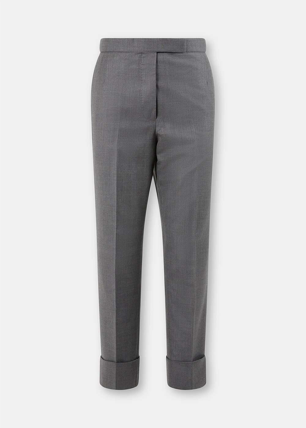 Medium Grey Trouser With Backstrap - 1