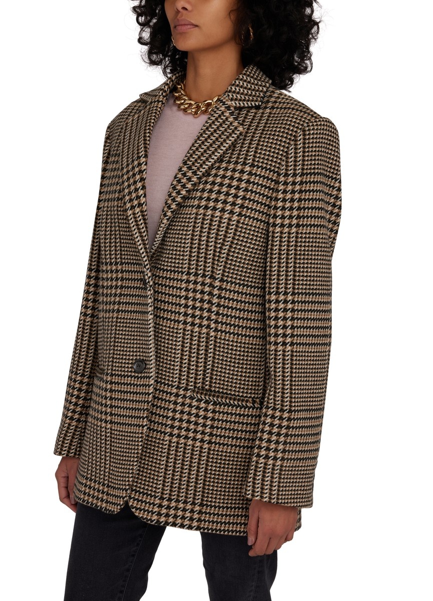 Longline Wool Blazer - 4