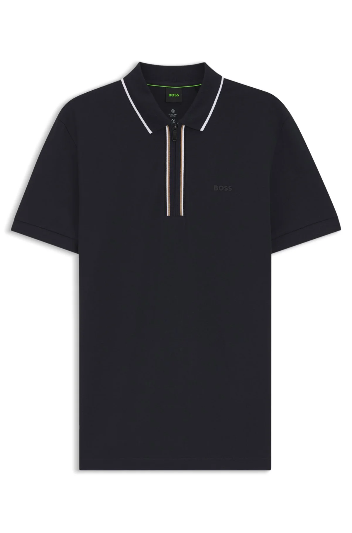 ACTIVE SLIM-FIT POLO SHIRT IN MOISTURE-WICKING STRETCH COTTON - 1