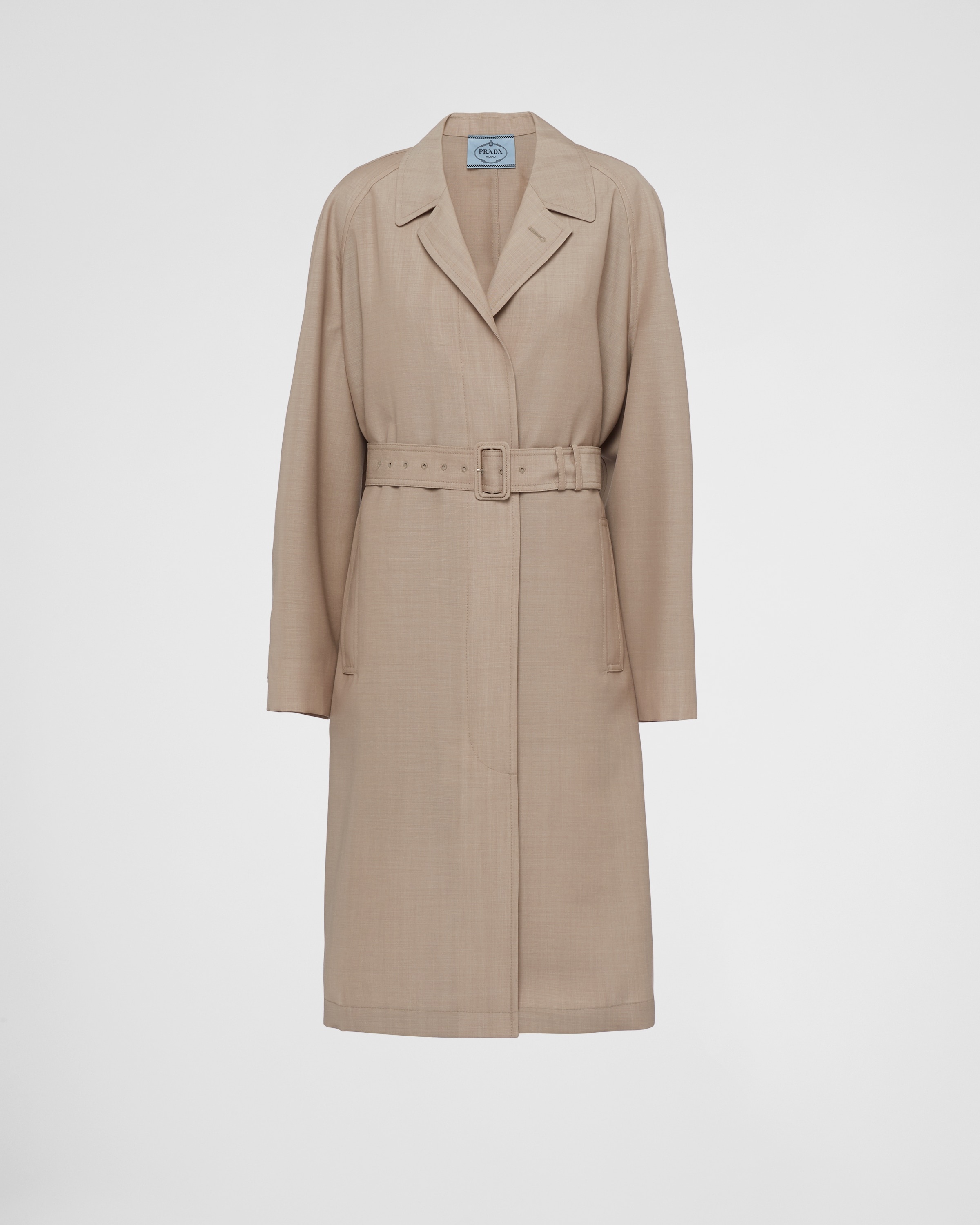 Single-breasted light mohair coat - 1