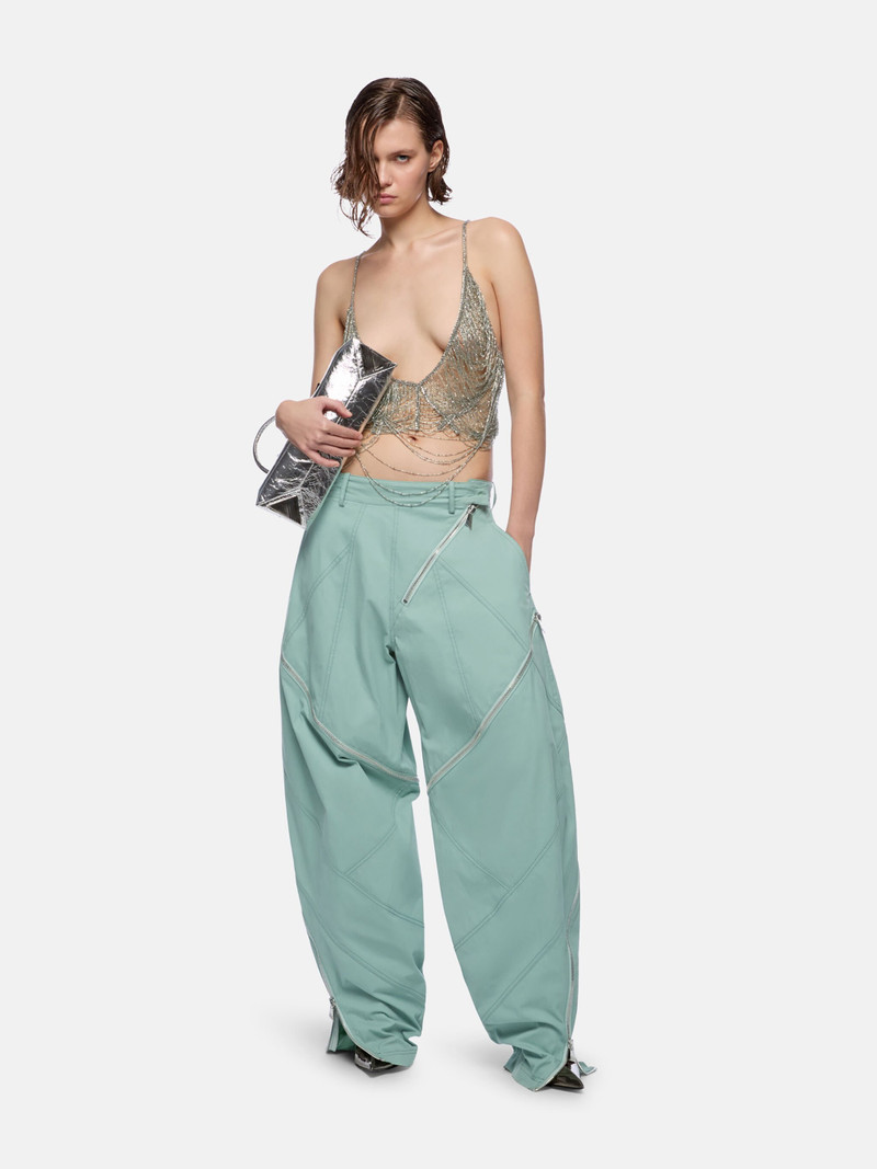 THE ATTICO MILITARY GREEN TOP outlook