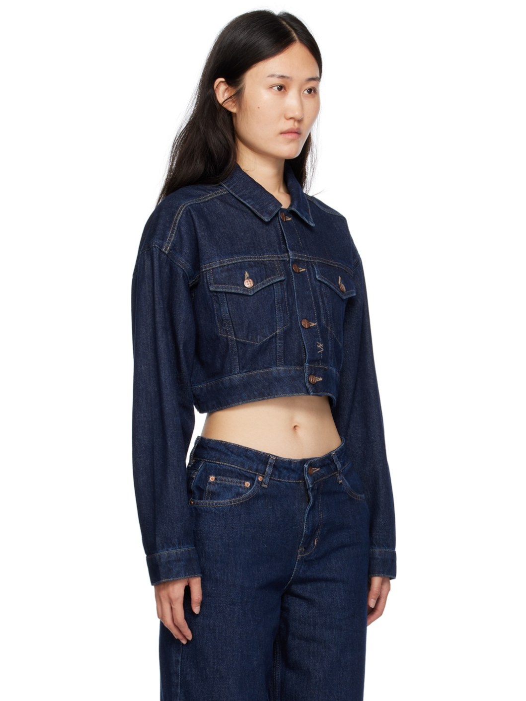 Navy Kommand Denim Jacket - 2