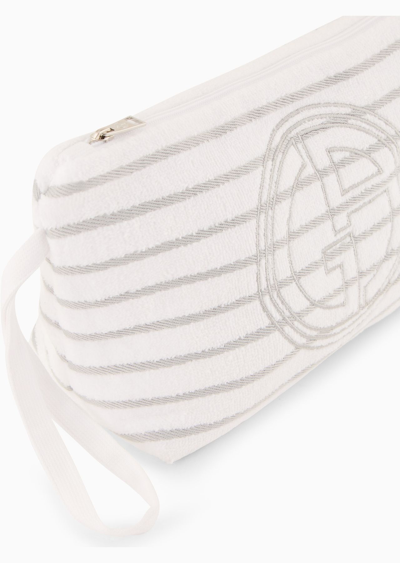 Cotton terry clutch bag - 5