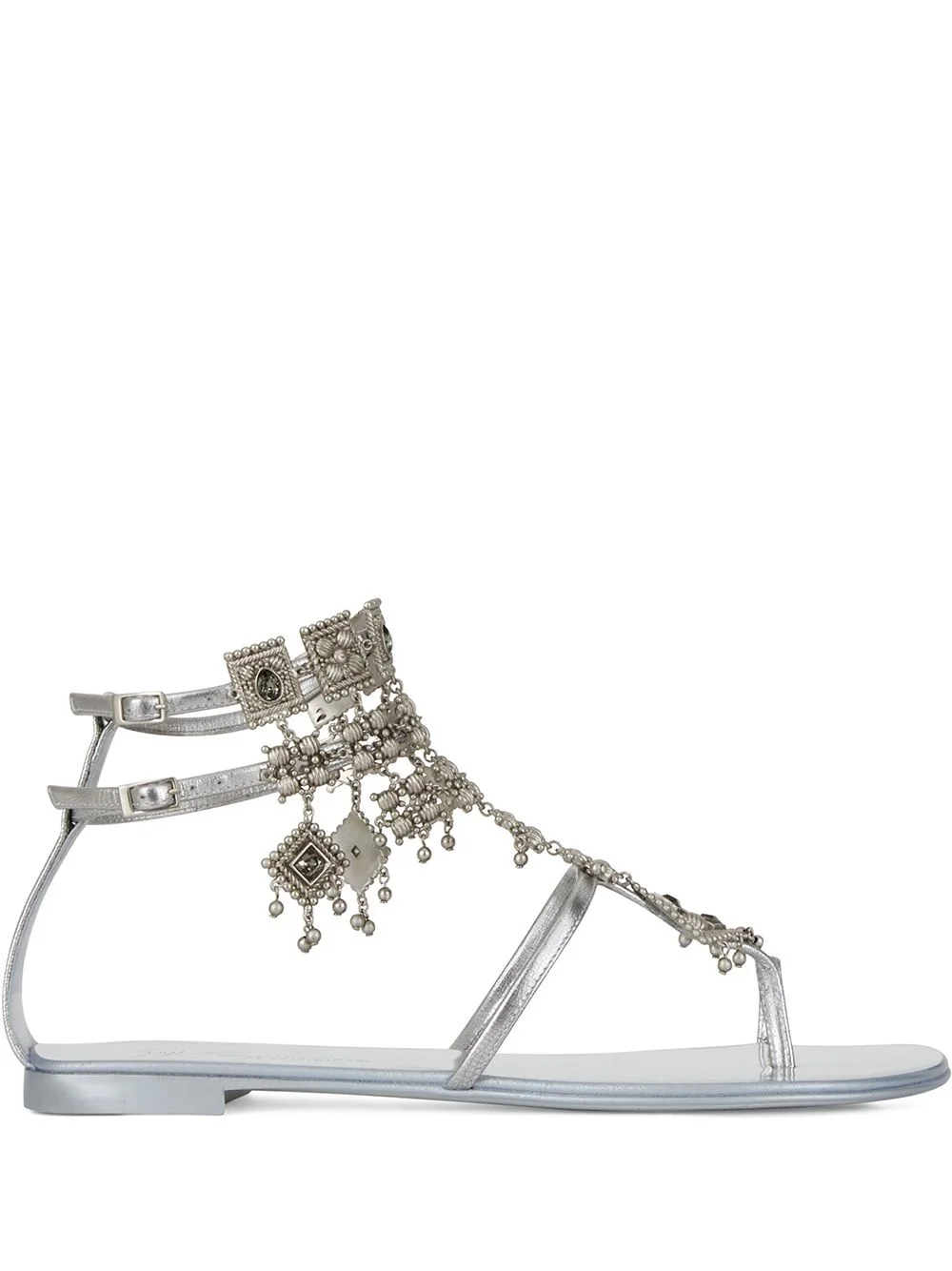 Amira charm-embellished sandals - 1
