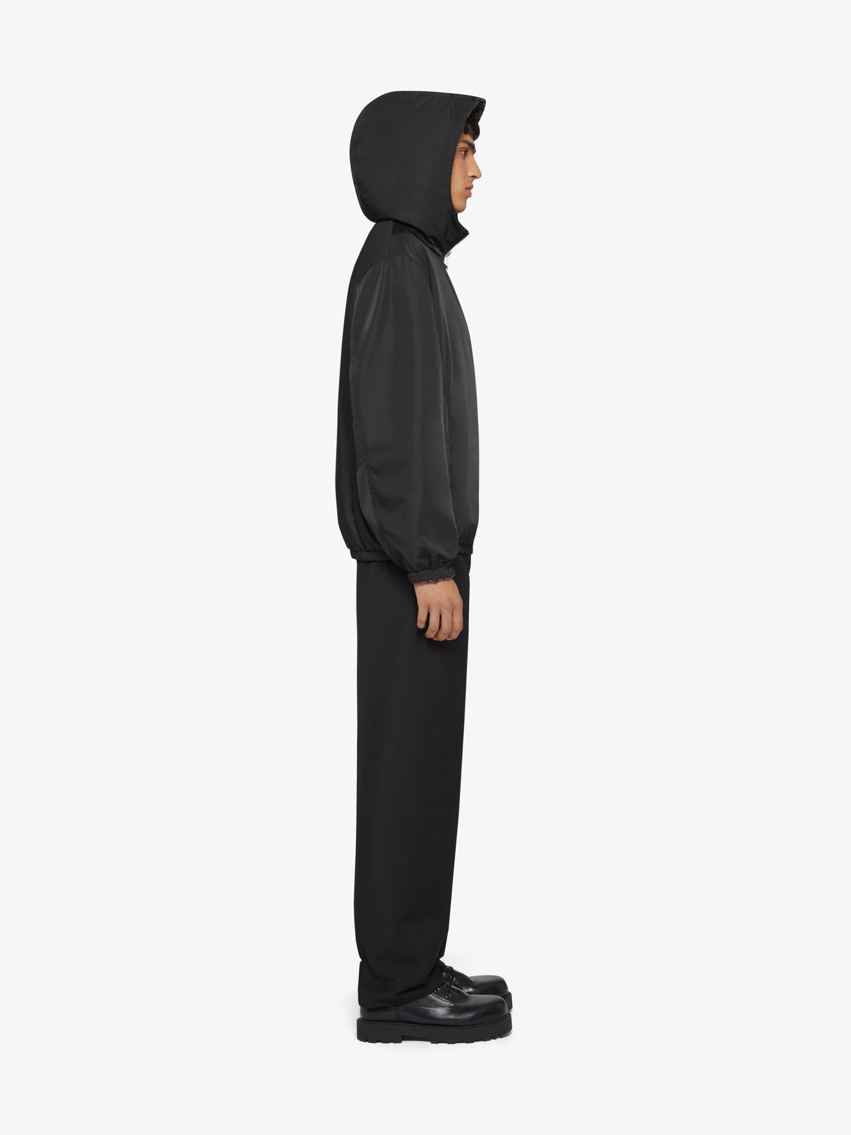 4G REVERSIBLE ZIPPED HOODIE IN WOOL - 3