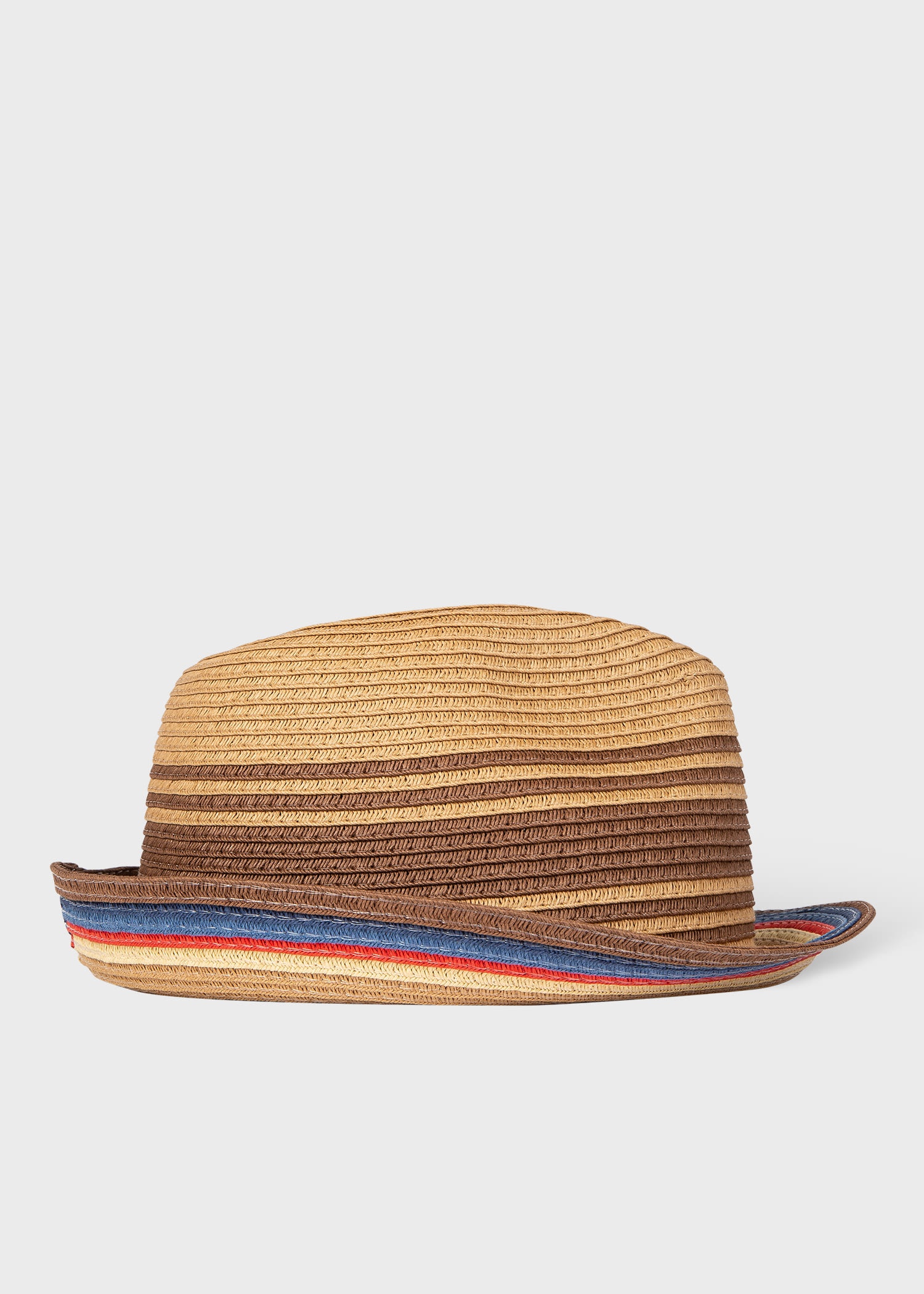 Braided Trilby Hat - 1