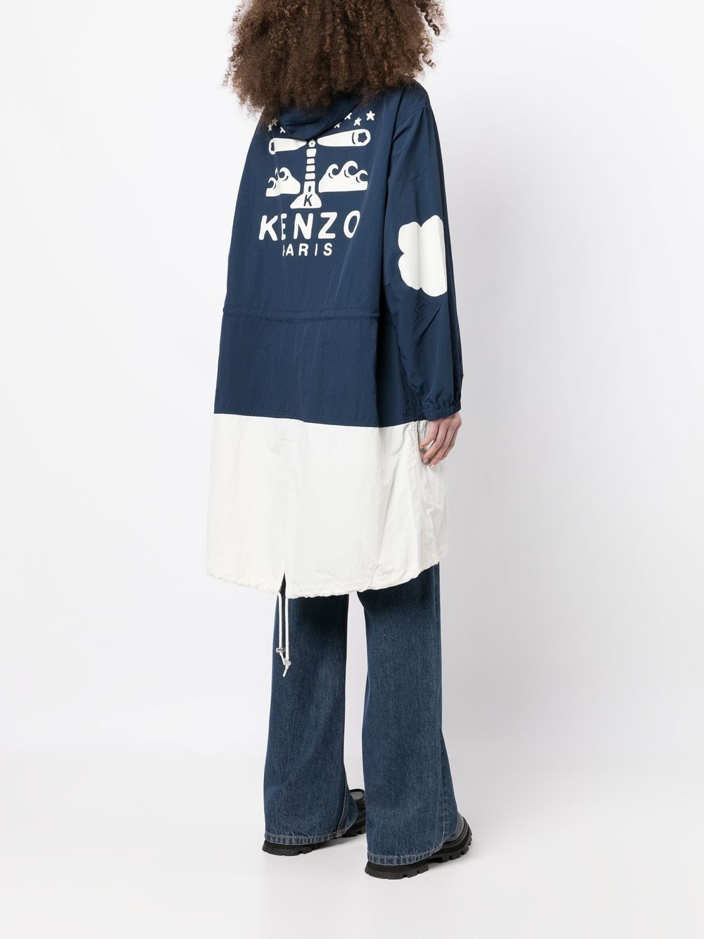 Sailor long windbreaker jacket - 4