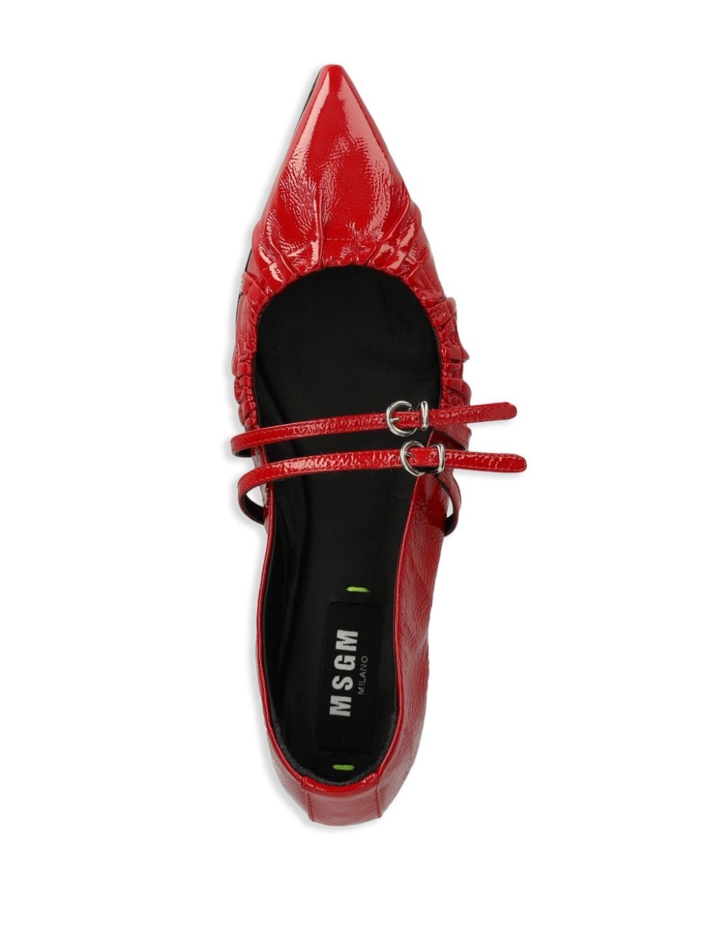 buckled ballerina shoes - 4