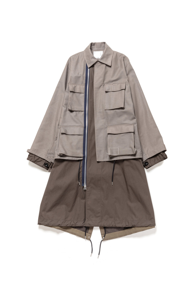 WTAPS Cotton Back Satin Coat 1